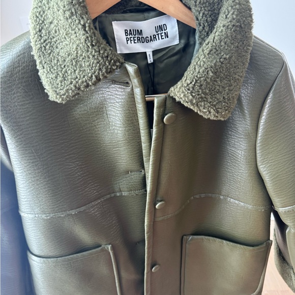 Baum und Pferdgarten Olive Green Women's Jacket - Picture 5 of 8
